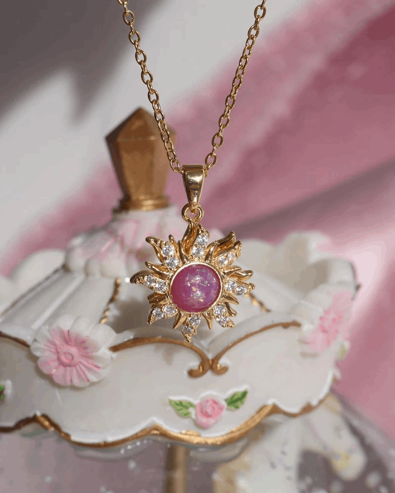 COLAR RAPUNZEL GIRATÓRIO CRAVEJADO - GARG333