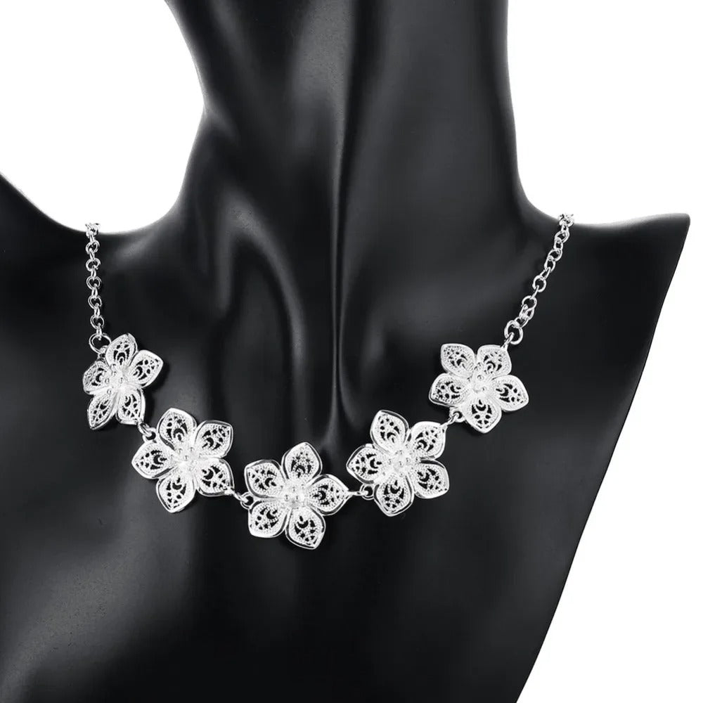 CONJUNTO FLORES PRATA 925 - CONP22