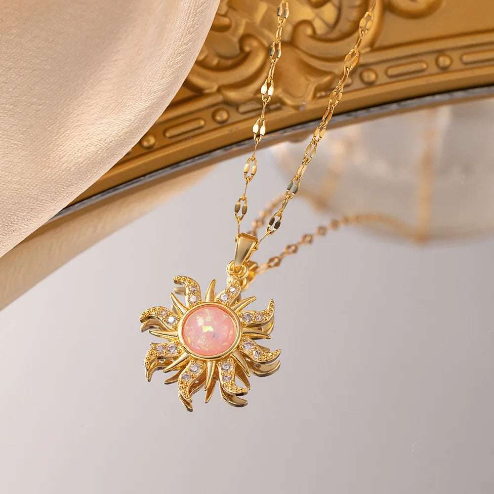 COLAR SOL RAPUNZEL CRAVEJADO BANHADO EM OURO 18K - GARG147