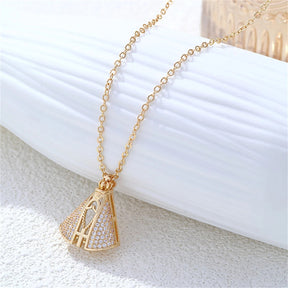 COLAR NOSSA SENHORA BANHADO EM OURO 18K - GARGSI78