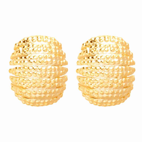 BRINCO LINHAS OVAIS BANHADO EM OURO 18K - BRSI337