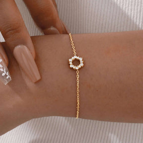 PULSEIRA GIRASSOL BANHADA EM OURO 18K - PLSI 988