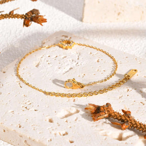 PULSEIRA GIRASSOL BANHADA EM OURO 18K - PLSI 988