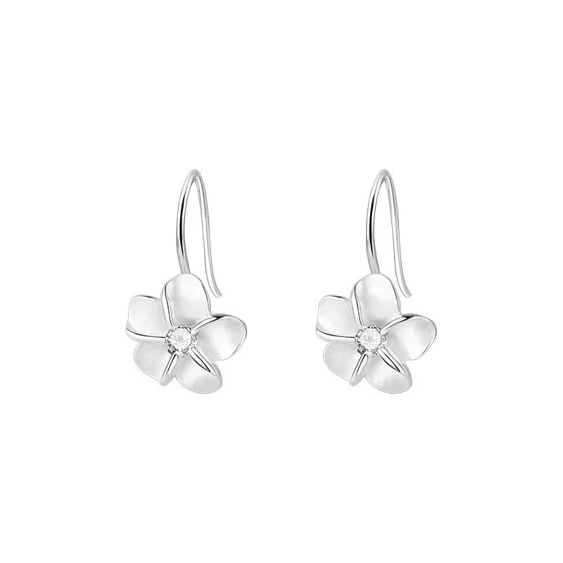BRINCO FLORES PONTO DE LUZ PRATA 925 - BRP075