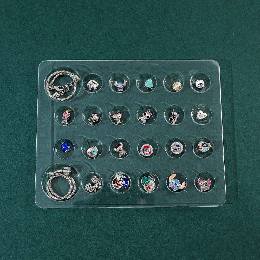 PULSEIRA PANDORA INFANTIL DISNEY COM BERLOQUES PERSONALIZÁVEIS PRATA 925 - PUL2444