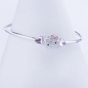 PULSEIRA BRACELETE HELLO KITTY PRATA 925 - PUL1357