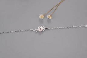 PULSEIRA CEREJEIRA PRATA 925 - PUL661