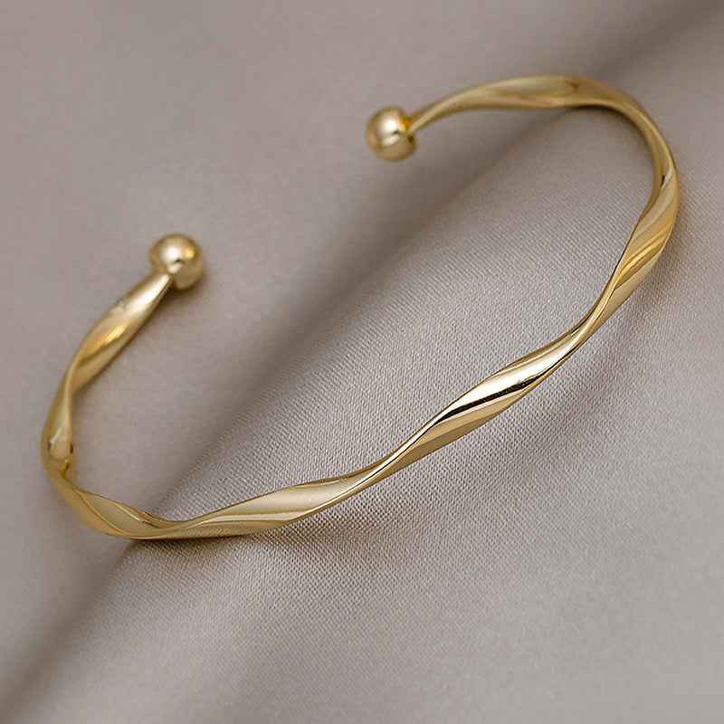 PULSEIRA BRACELETE BANHADA EM OURO 18K - PL342
