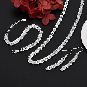 SUPER CONJUNTO ELOS PRATA 925 - CONP563