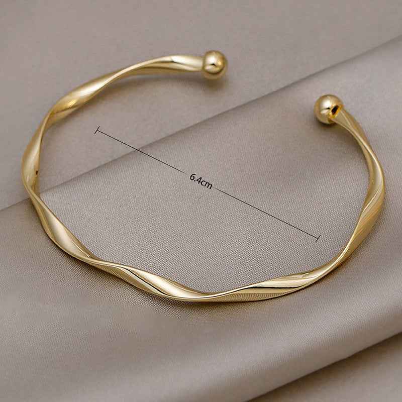 PULSEIRA BRACELETE BANHADA EM OURO 18K - PL342