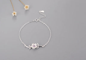 PULSEIRA CEREJEIRA PRATA 925 - PUL661