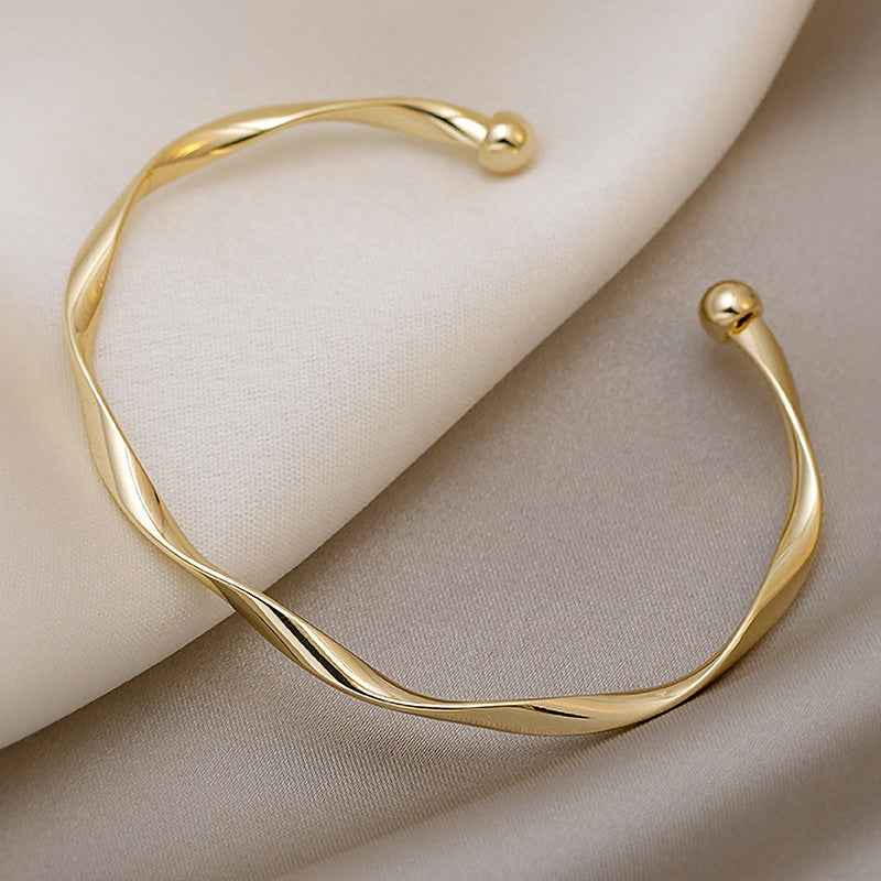 PULSEIRA BRACELETE BANHADA EM OURO 18K - PL342