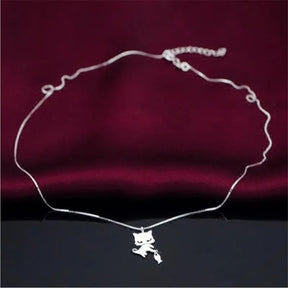 COLAR GATINHO PRATA 925 - PR0752