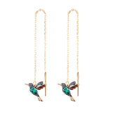BRINCO BEIJA-FLOR BANHADO EM OURO 18K - BR89