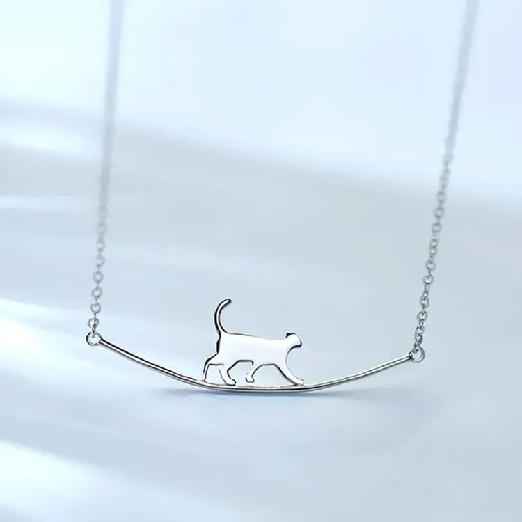 COLAR GATINHO PRATA 925 - PR0689