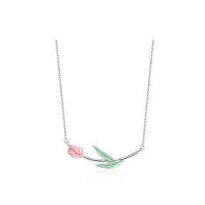 COLAR TULIPA PRATA 925 - PR0888