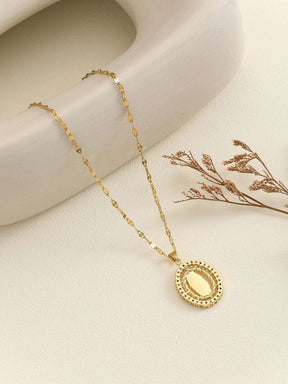 COLAR NOSSA SENHORA BANHADO EM OURO 18K - GARGSI199