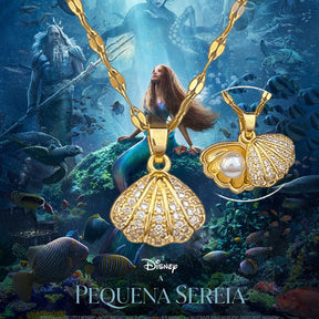 COLAR A PEQUENA SEREIA BANHADO EM OURO 18K - GARGSI013