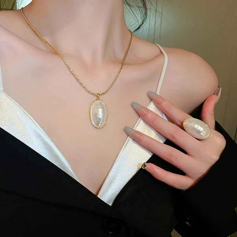 CONJUNTO PÉROLAS BANHADO EM OURO 18K - CONJ435
