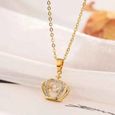 COLAR COROA DE ZIRCÔNIAS BANHADO EM OURO 18K - GARGSI014
