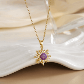 COLAR SOL RAPUNZEL CRAVEJADO BANHADO EM OURO 18K - GARG68