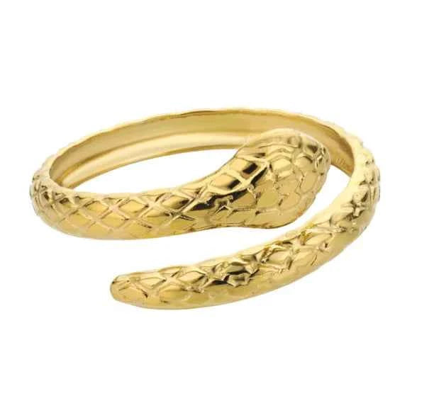 ANEL AJUSTÁVEL COBRAS BANHADO EM OURO 18K - ANF 332 - ANF 345 (DIVERSOS)