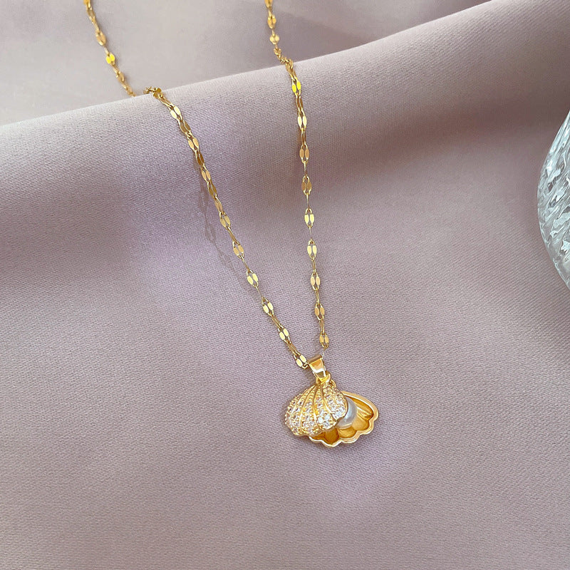 COLAR A PEQUENA SEREIA BANHADO EM OURO 18K - GARGSI013