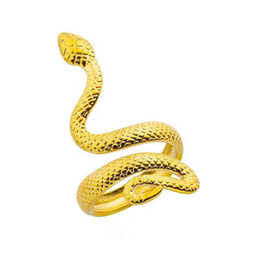 ANEL AJUSTÁVEL COBRAS BANHADO EM OURO 18K - ANF 332 - ANF 345 (DIVERSOS)