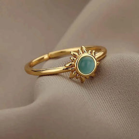 ANEL AJUSTÁVEL PRIMAVERA E NATUREZA BANHADOS EM OURO 18K ANF 678 - ANF 703 (DIVERSOS)