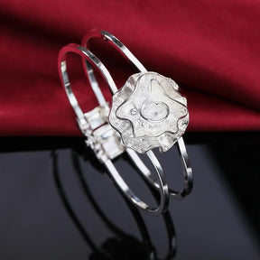 SUPER CONJUNTO FLORES  PRATA 925 - CONP804