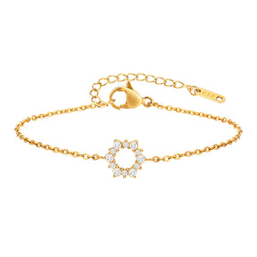 PULSEIRA GIRASSOL BANHADA EM OURO 18K - PLSI 988