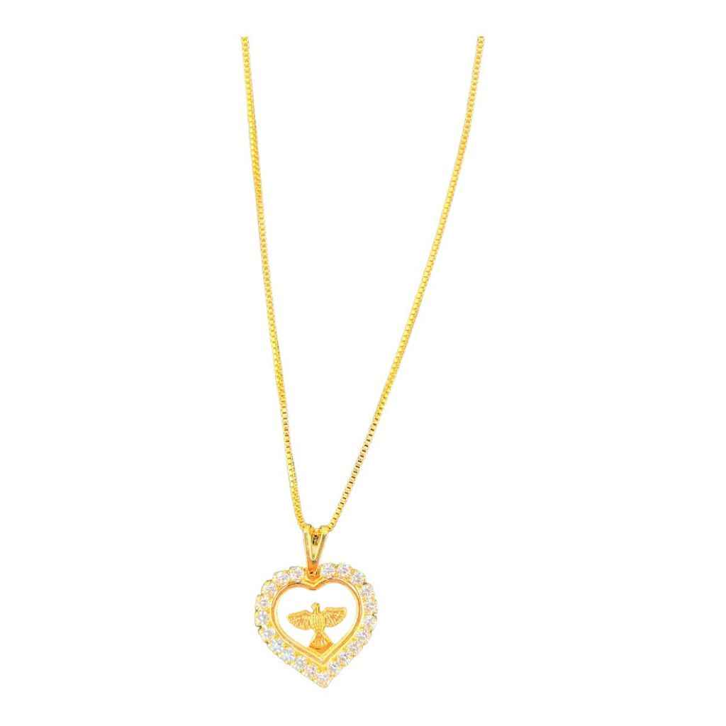 COLAR ESPÍRITO SANTO BANHADO EM OURO 18K - GARGSI115