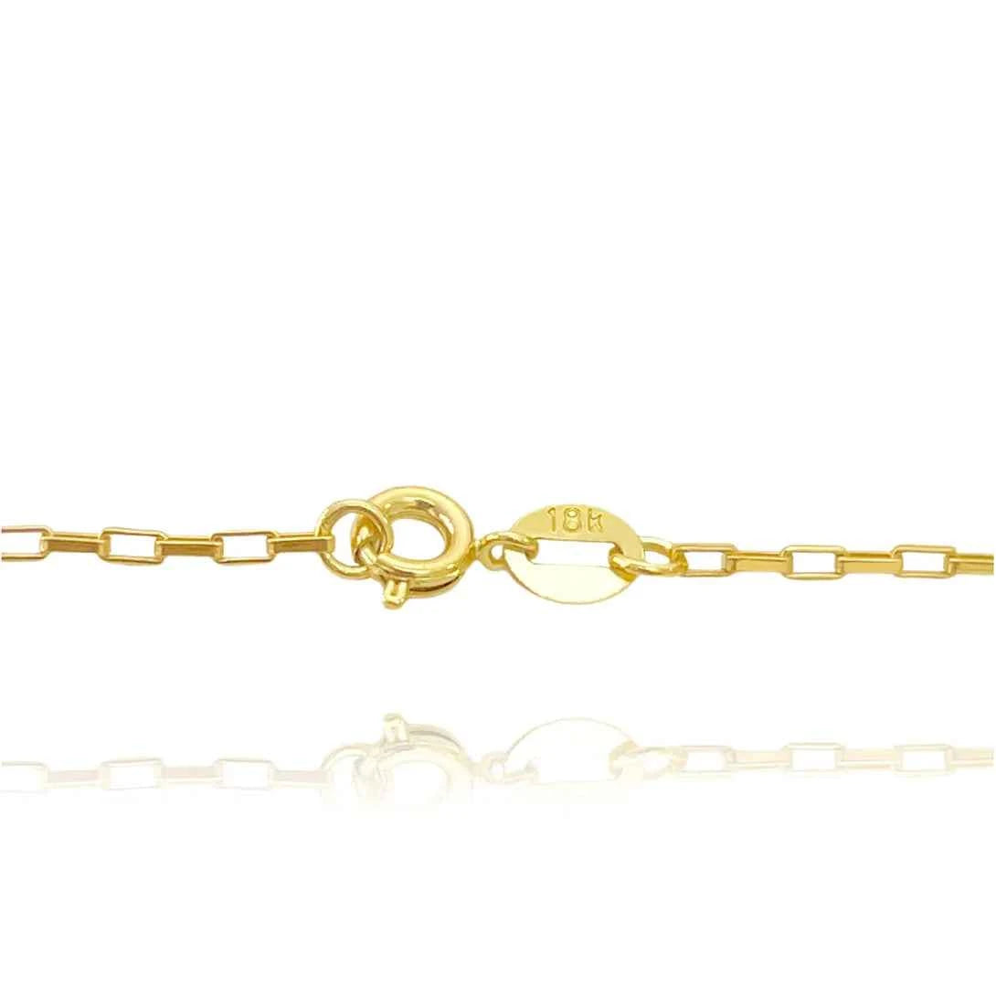 CORRENTE CARTIER 70CM BANHADA EM OURO 18K - COR298