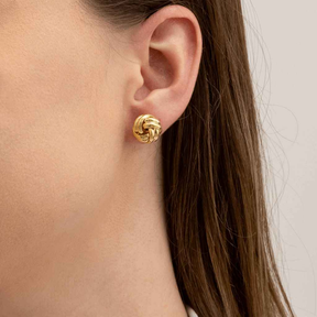 BRINCO NÓ BANHADO EM OURO 18K - BRSI327
