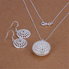 CONJUNTO RETRÔ  PRATA 925 - CONP812