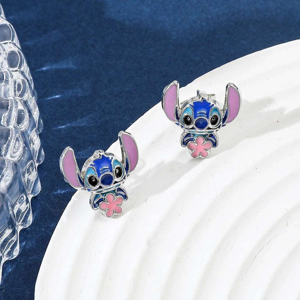 BRINCO STITCH PRATA 925 - BRP060