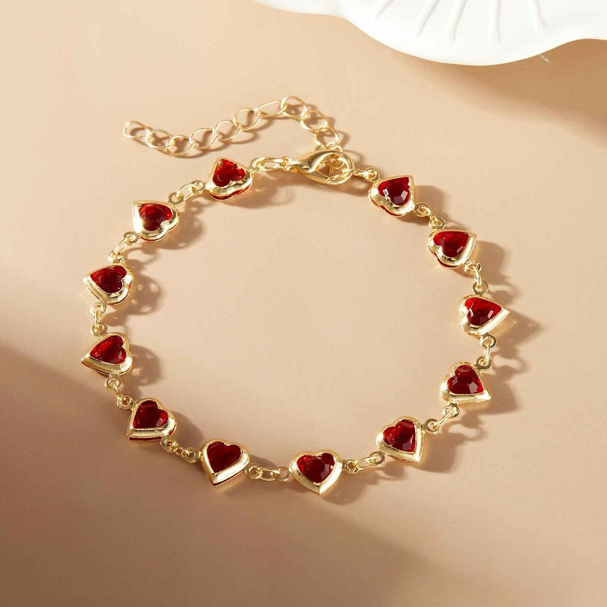 PULSEIRA CORAÇÕES BANHADA EM OURO 18K - PLSI 9477