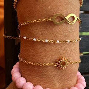 PULSEIRA SOL BANHADA EM OURO 18K - PLSI 977