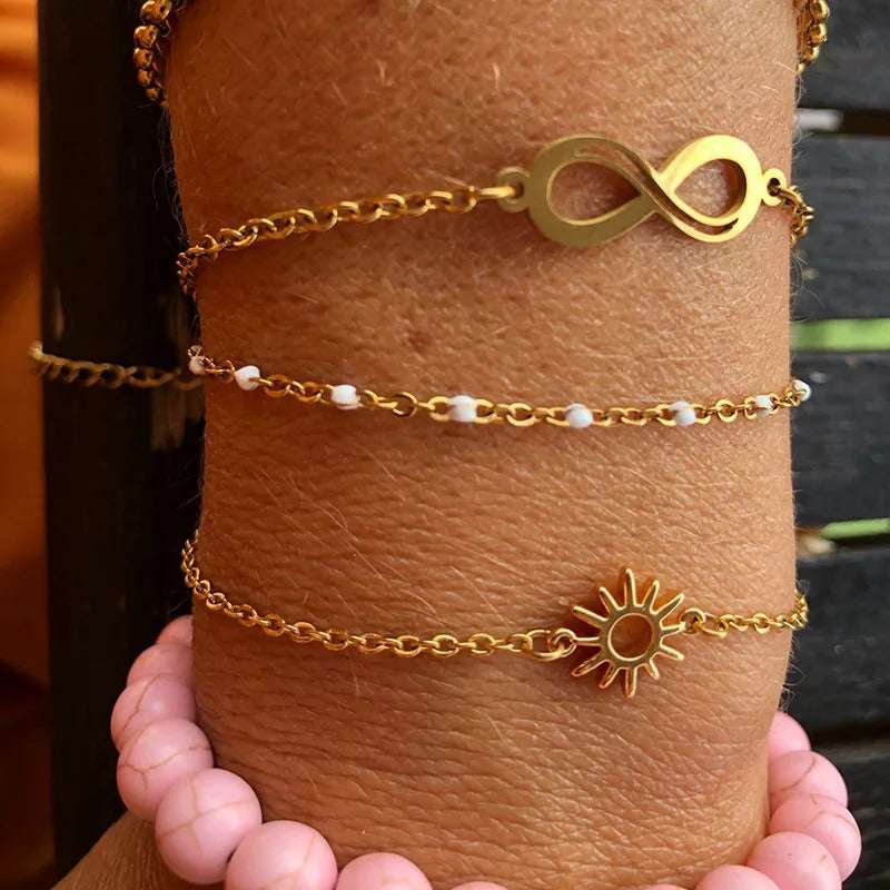 PULSEIRA SOL BANHADA EM OURO 18K - PLSI 977