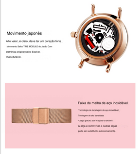 RELÓGIO MENINA ELEGANTE UNIVERSE| 4 MODELOS