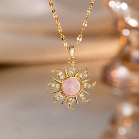 COLAR SOL RAPUNZEL CRAVEJADO BANHADO EM OURO 18K - GARG147