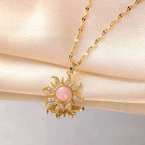 COLAR SOL RAPUNZEL CRAVEJADO BANHADO EM OURO 18K - GARG147