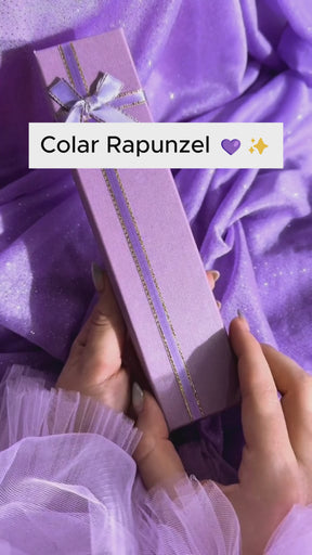 COLAR RAPUNZEL GIRATÓRIO CRAVEJADO - GARG333
