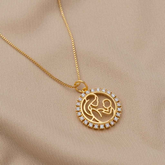 COLAR AMOR DE MÃE BANHADO EM OURO 18K - GARGSI092