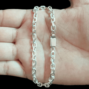 PULSEIRA CADEADO PRATA 925 - PUL174