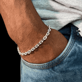 PULSEIRA CADEADO PRATA 925 - PUL174