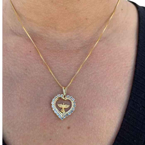 COLAR ESPÍRITO SANTO BANHADO EM OURO 18K - GARGSI115