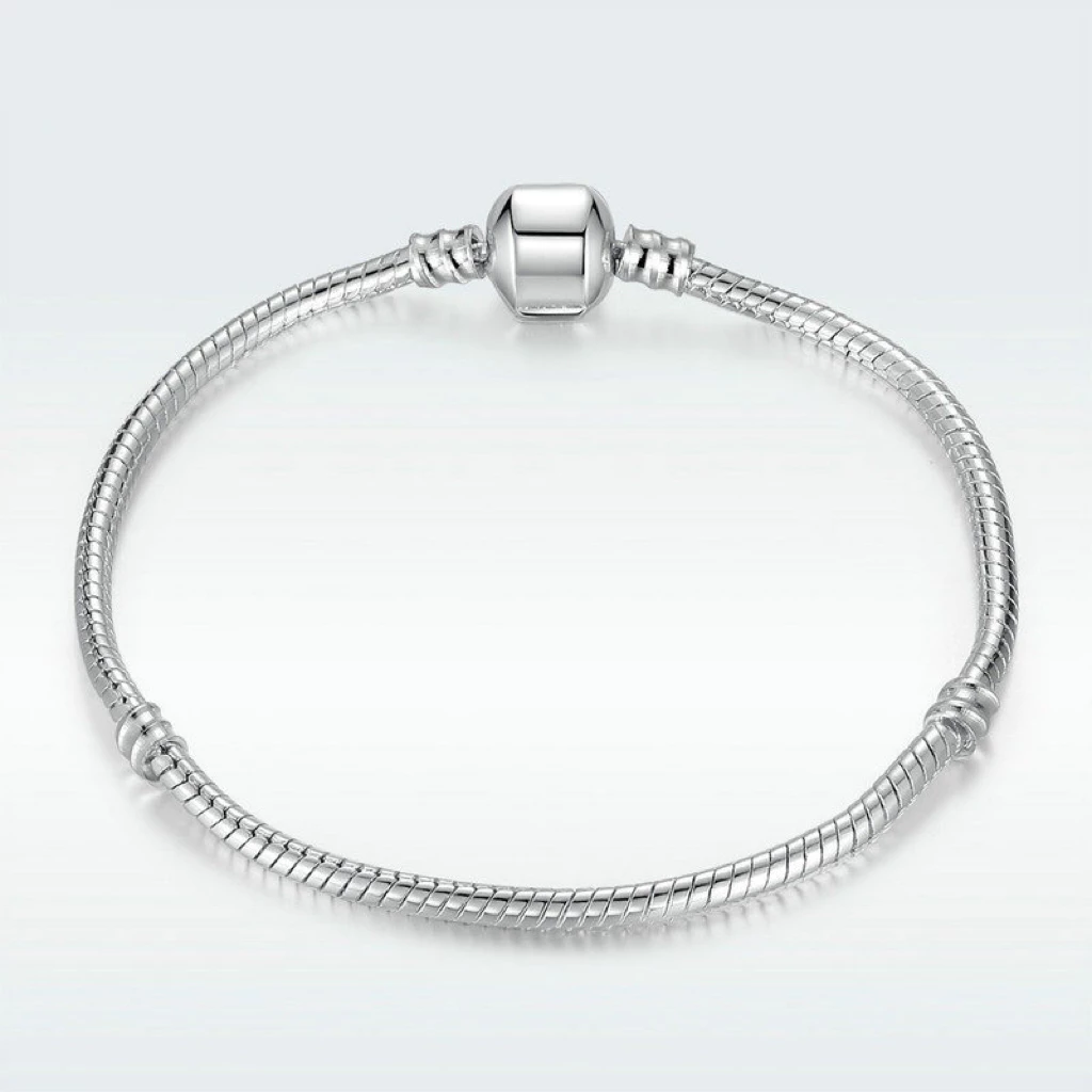 PULSEIRA PANDORA LISO TRADICIONAL PRATA 925 - PUL1529