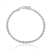 PULSEIRA CORDÃO BAIANO PRATA 925 - PUL1634