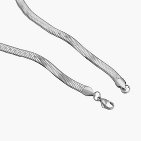 CORRENTE CHOCKER LAMINADO 45CM PRATA 925 - COPR333